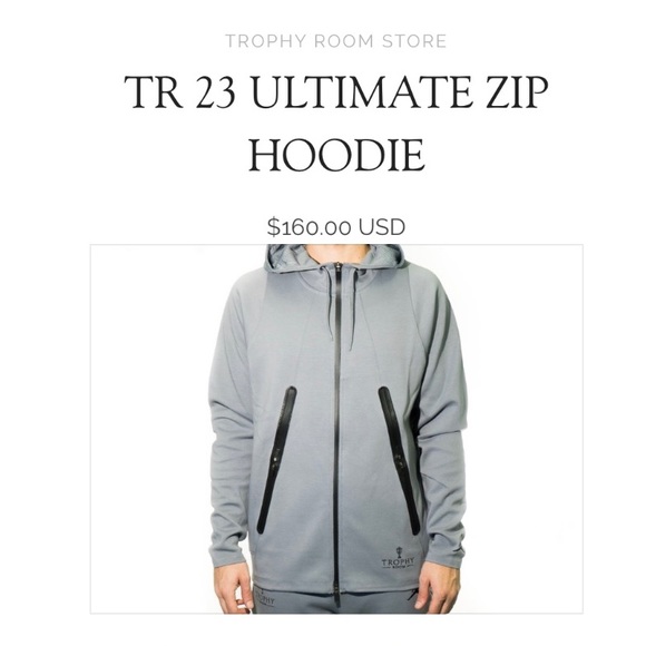 Trophy Room x Jordan zip up sweatshirt - Picture 5 of 5